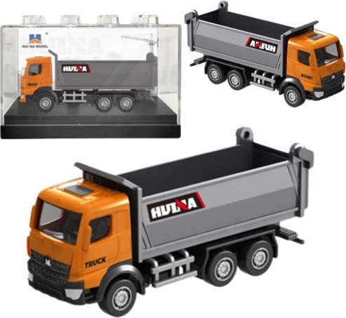 Metallmodell Kipper HUINA 1:80 orange