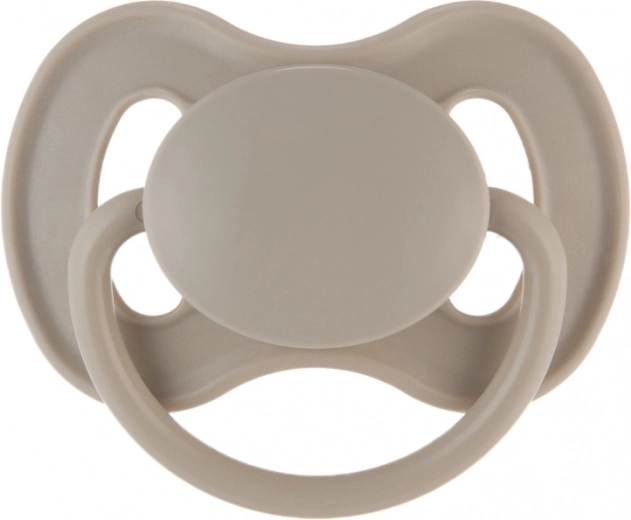 Canpol babies Schnuller aus Naturkautschuk Kirsche NUDE 0–6 M, beige