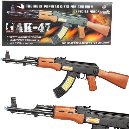 Kinderspielzeug AK-47 mit Licht und Sound 68,5 cm
