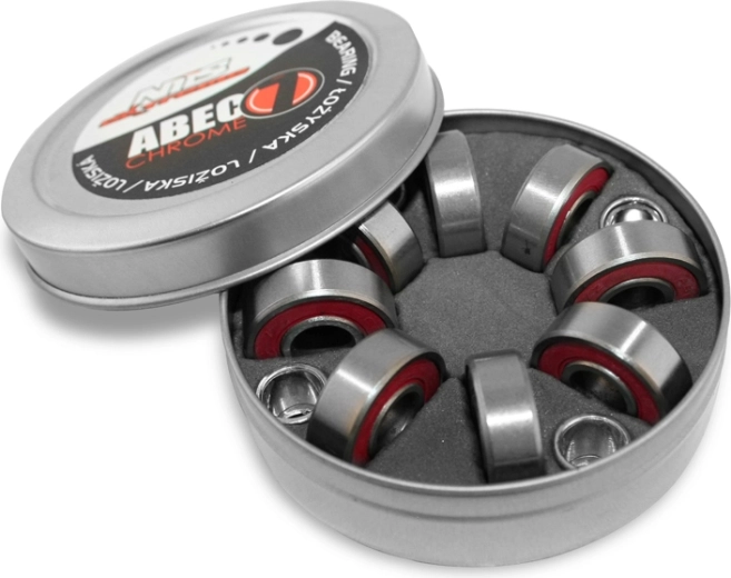 Kugellager ABEC 7 RS Chrome NILS Extreme (8 Stk.)