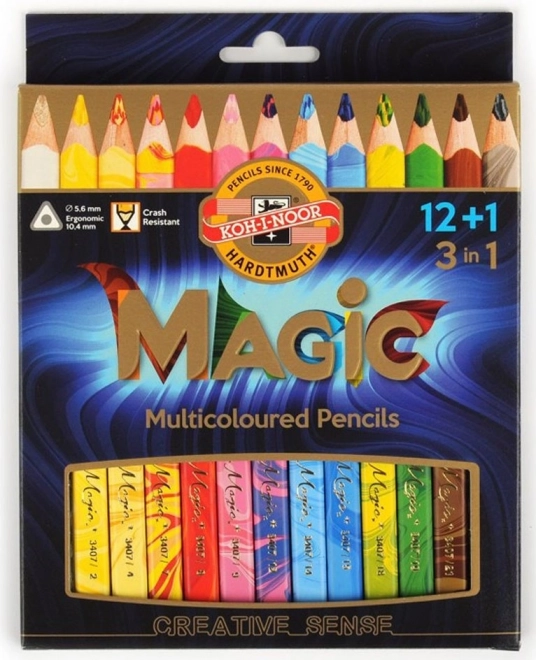 künstlerfarbstifte Magic 12+1 Stk. KOH-I-NOOR