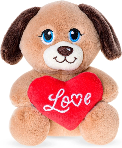 Niedriges Geschenk mit der Botschaft „Love“