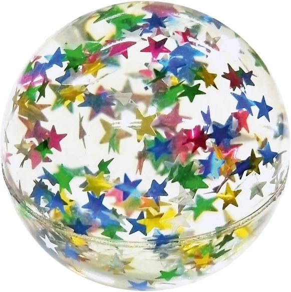Hüpfball mit Sternchen