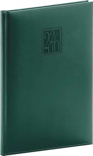 Wochenkalender Panama 2026 grün 15 x 21 cm