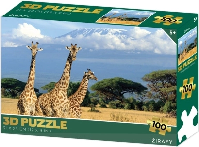 3D-Puzzle Giraffen – 100 Teile