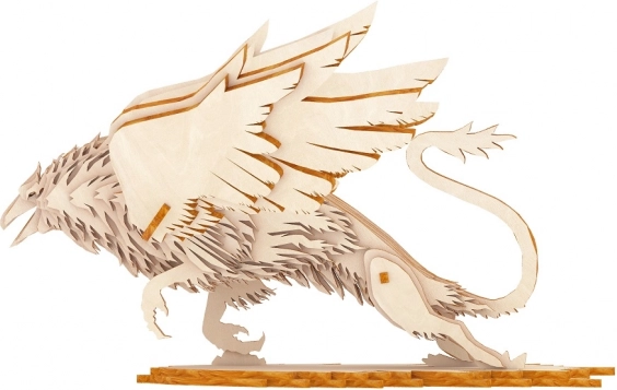Holz-3D-Puzzle Greif