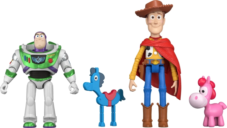 Woody und Buzz im PlayScale-Maßstab