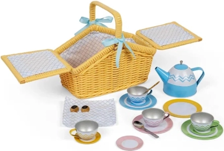 Picknick-Set im Korb für Kinder