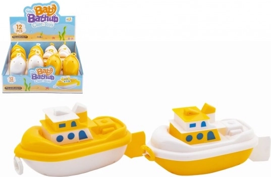 Aufziehbares Kunststoff-Boot fürs Wasser, 15 cm