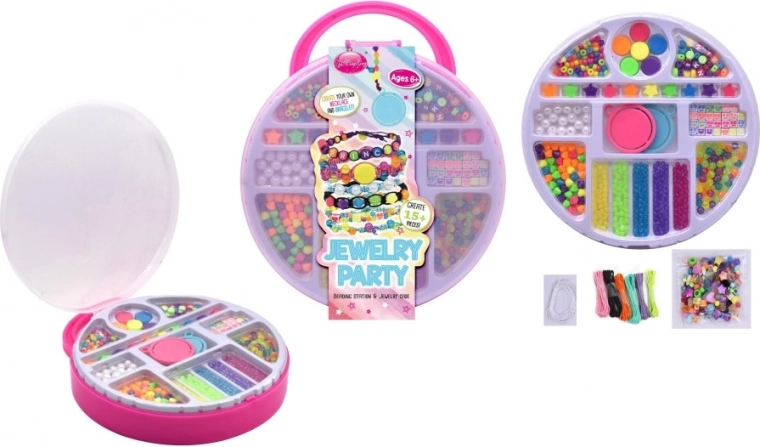 Perlenset in einer Schachtel