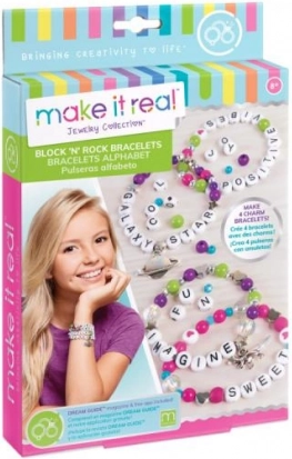 Make It Real Buchstabenarmbänder