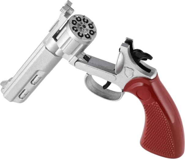 Ausklappbare Trommel und 8-Schuss-Kapseln