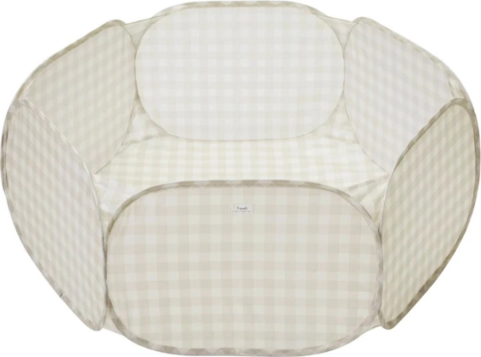 3 Sprouts Trockenbecken recycled gingham beige