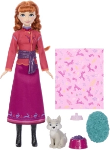 Disney Frozen Anna-Puppe mit kleinem Wolf