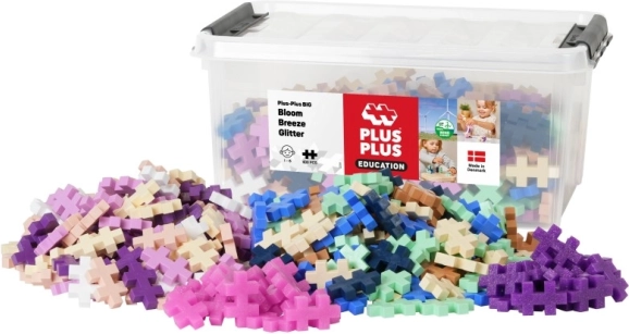 Bausteinset Plus-Plus BIG Bloom, Breeze, Glitzer 400 Teile