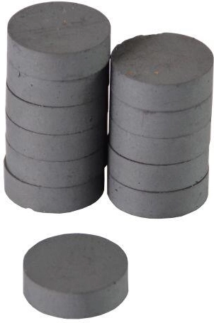 Magnete 16 mm schwarz, Set mit 12 Stück