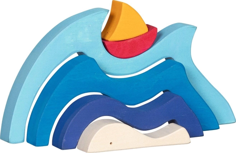 Holzpuzzle „Mein kleines Boot auf dem Meer“