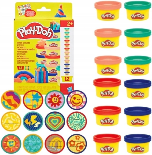 Play-Doh Knete-Set mit 12 Bechern