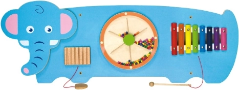 Viga Wand-Sensoriktafel Elefant FSC Montessori