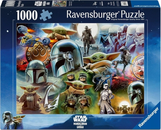 Ravensburger Puzzle Star Wars: Mandalorian und Grogu 1000 Teile