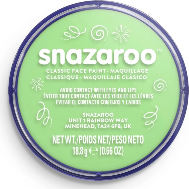 Hellgrüne Gesichtsfarbe SNAZAROO 18 ml