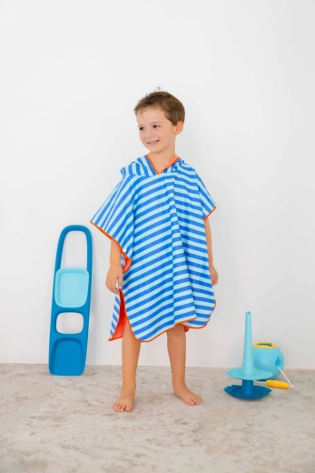 Quut Kinder-Strandponcho Ocean