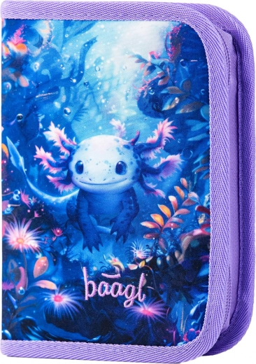 Schulmäppchen einlagig Axolotl