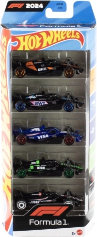 Hot Wheels Formula 1 – Set mit 5 Metall-Rennautos 1:64
