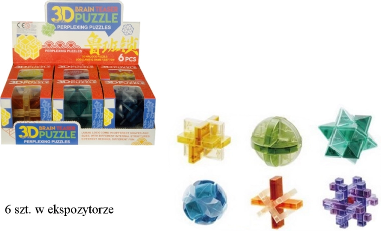 Logisches 3D-Puzzle Würfel