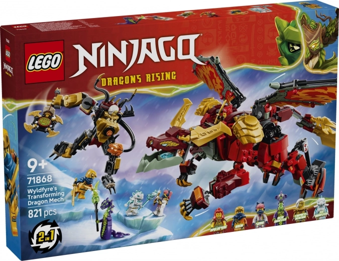 LEGO NINJAGO verwandelbarer Drachen-Mech von Wyldfyre
