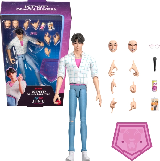 Mattel Actionfigur Jinu aus K-Pop Demon Hunters Saja Boys Soda Pop