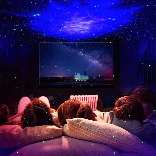 8 Projektionsmodi und einstellbare Helligkeit