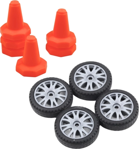 Austauschbare Räder und Hütchen für Drift-Training