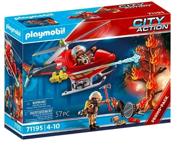 Spielset Polizei-City-Action: Feuerwehr-Helikopter
