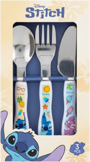 Kinder-3-teiliges 3D-Besteckset Disney Lilo & Stitch