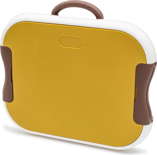 Tragbarer Koffer mit Verschlüssen und Griff