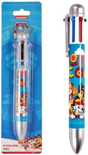 Farbiger Kugelschreiber Paw Patrol 6 Farben - 1 Stück