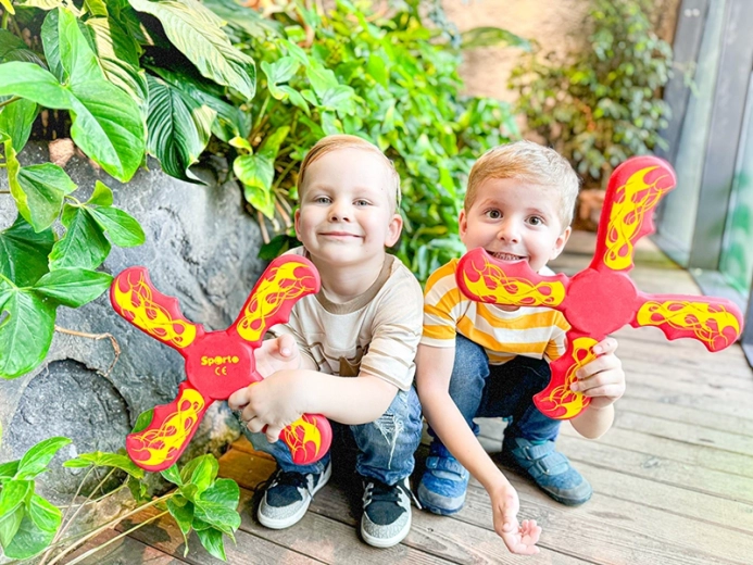 Schaumboomerang für Sportspiele