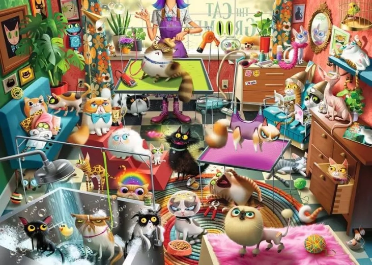 Ravensburger Puzzle Katzensalon 1000 Teile