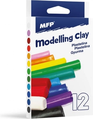 Knetmasse – Set mit 12 Farben, 200 g