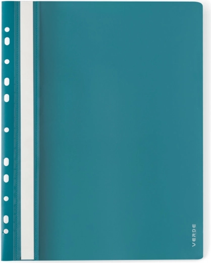Schnellhefter A4 mit Eurolochung VERDE Milano, PP glänzend/matt