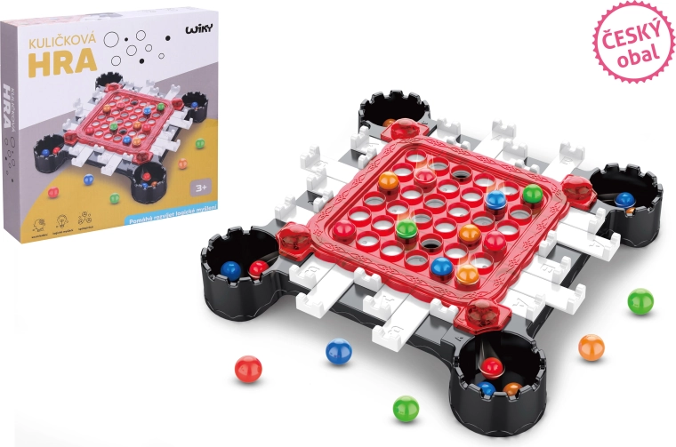 Kugel-Tischspiel mit tschechischer Verpackung