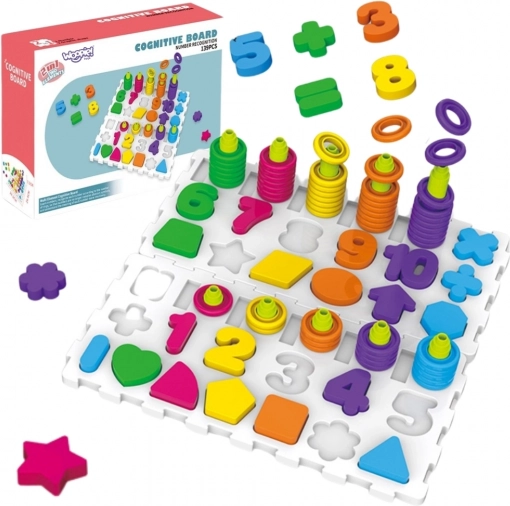 Woopie Montessori Bildungspuzzle Sortierer
