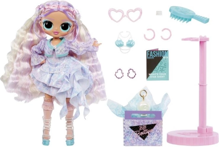 Puppe L.O.L. SURPRISE! O.M.G. Pearl – Modepuppe mit Zubehör 24 cm