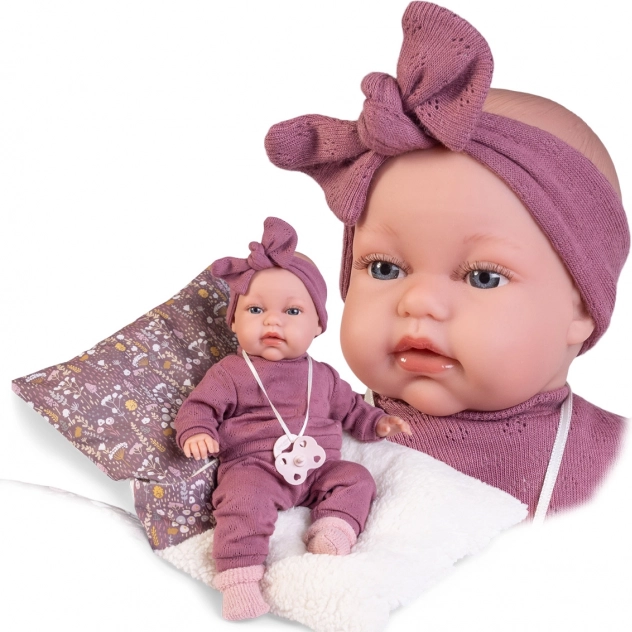 Antonio Juan Toneta realistische Babypuppe mit Geräuschen und weichem Körper, 34 cm