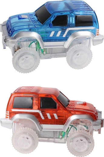 Cleverclixx magnetische Rennbahn – rotes Auto (1 Stk.)