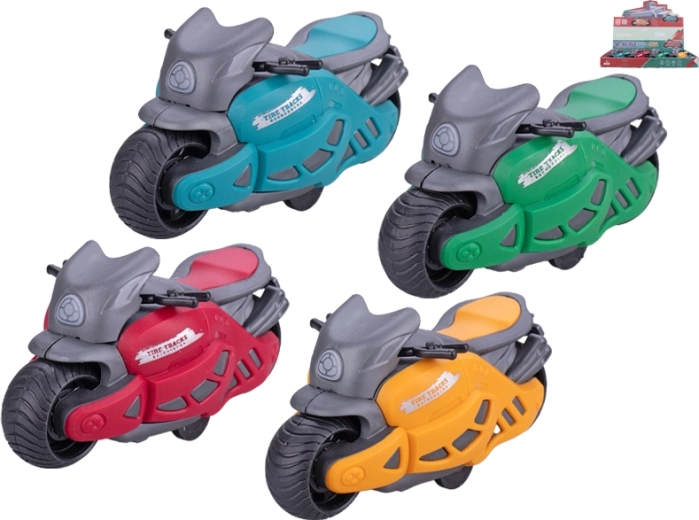 Aufziehmotorrad 11 cm für Kinder