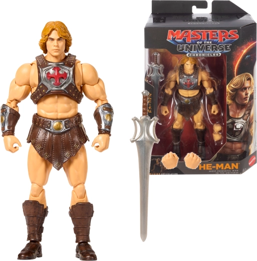 Mattel Masters of the Universe Chronicles Figur He-Man mit Zubehör - 1 Stück