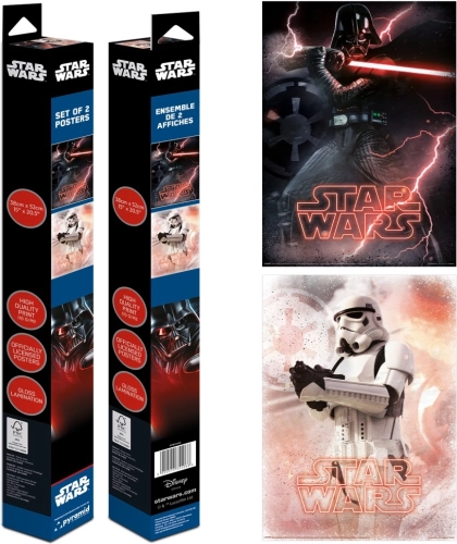 Set von zwei Mini-Star-Wars-Postern (2 Stk.)