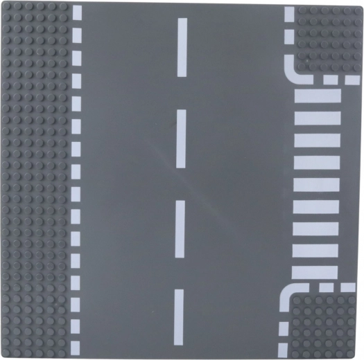 Bauplatte Straße mit Zebrastreifen 26 × 26 cm